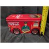 Image 3 : Coca-Cola 2014 Tin Money Bank w/ Coca-Cola Coasters  "100 Years Celebration"