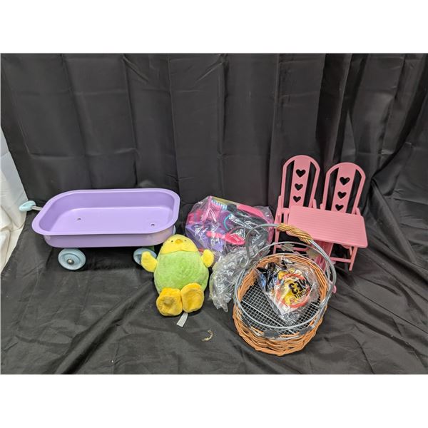 Lot of Toys (Toy Chair, Wagon, etc.)