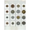 Image 2 : Sheet of Tokens/Medal/Foreign Coins. (16 Coins)