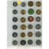 Image 1 : Sheet of Tokens/Medal/Foreign Coins. (24 Coins)
