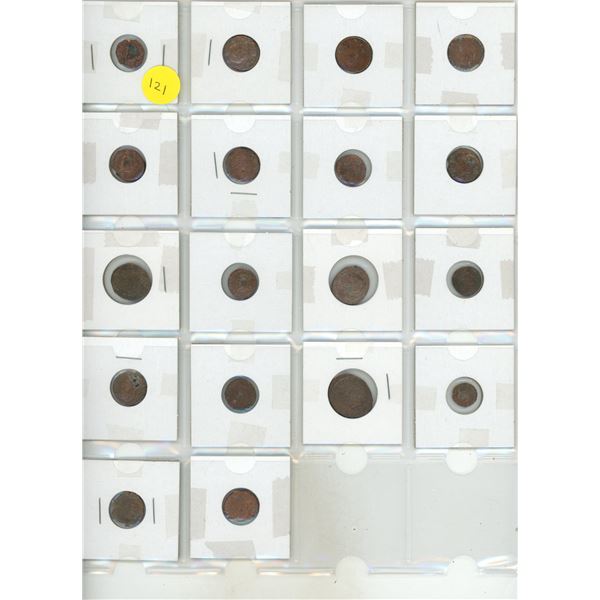Sheet of Ancient Coins. (18 Coins)