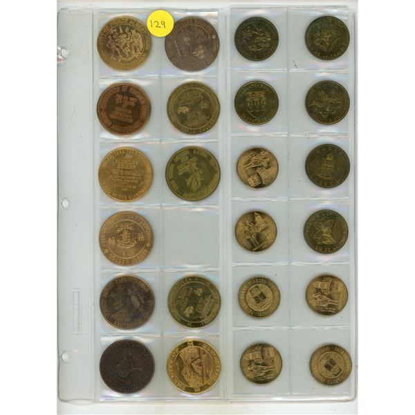 Page of Tokens. (Total 23 Coins)
