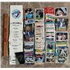 Image 1 : Toronto Blue Jays. Lot of 90 different Baseball cards. Mixed Brands. Mixed Years. With 25 rare 3 ½ X