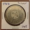 Image 1 : 1964 Canadian Silver Dollar.