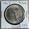 Image 1 : 1967 Canadian Silver Dollar.