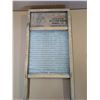 Image 1 : Vintage Wood and Glass Washboard Chief Brand 24"
