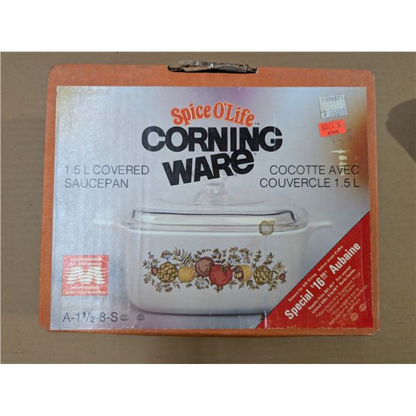 Original Box Spice O' Life Corning Ware A-1/2-8-S