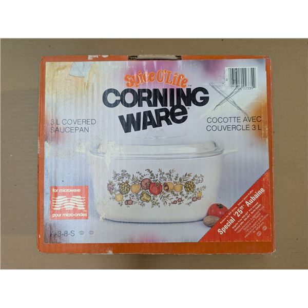 Original Box Spice O' Life Corning Ware A-3-8-S