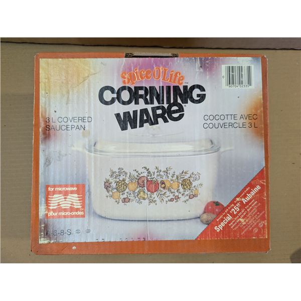 Factory Sealed Spring O' Life Corning Ware w/ Original Box