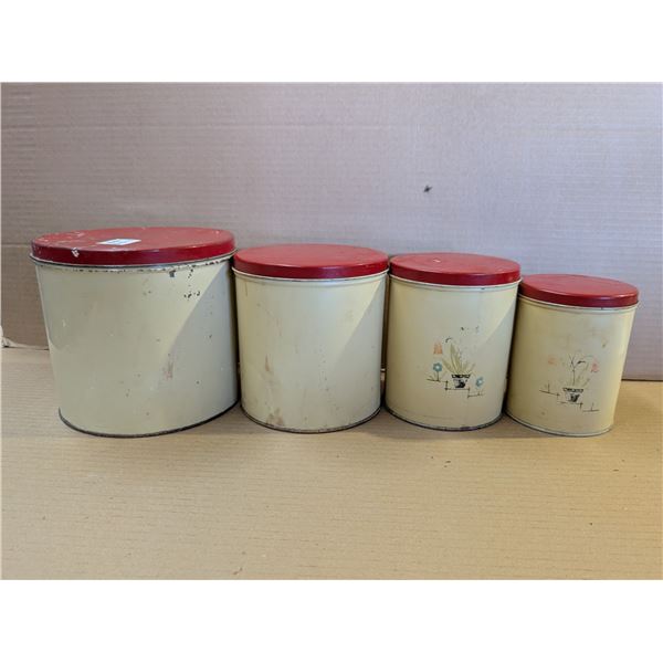 (4) Large to small Metal Canisters
