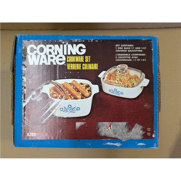 A200 Blue Cornflower Cookware Set w/ Original box and Factory Sealed