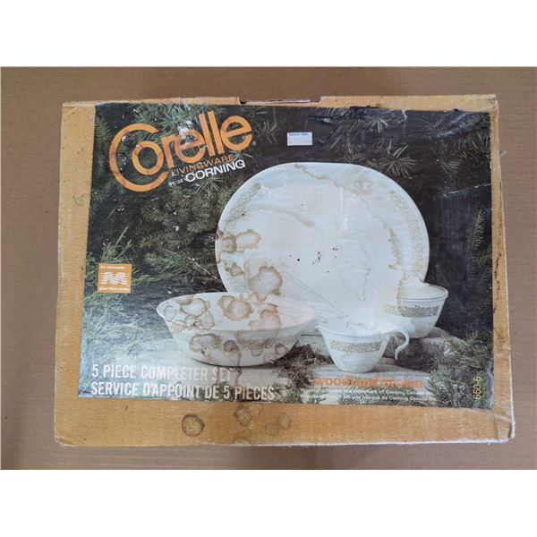 Corelle Living Ware By Corning 5 Piece Ser Original Box Factory Sealed