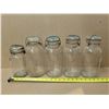 Image 2 : (5) Vintage "Perfect Seal" Made In Canada Wide Mouth Jars