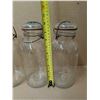 Image 3 : (5) Vintage "Perfect Seal" Made In Canada Wide Mouth Jars