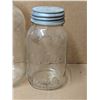 Image 3 : (2) Vintage Dominion Mason Jars and (1) Vintage Larger Jar