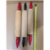 Image 2 : (4) Vintage Wooden Rolling Pins (1) Kruskal Vintage Rolling Pin and (1) Vintage Wooden Masher