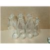 Image 1 : Lot of (8) Vintage Milk Glass Bottles