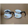 Image 1 : (2) Corning Ware 900mL teapots Floral Designs