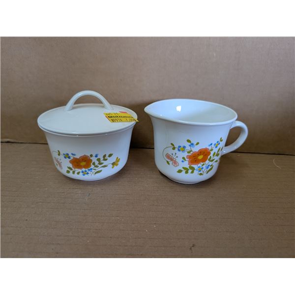 Corelle Living Ware Expressions Sugar and Cream Set w/ Original box