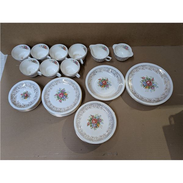 (30) Lot of Devon Rose (15) Marked 22kt Gold Scroll Design (Ok Condition)