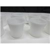 Image 2 : Lot of 8 King Milk Glass Mug.