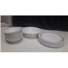 Image 4 : Corelle by Corning - 12 Medium Plates, 12 Medium Bowls and 1 Large Bowl.