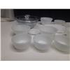 Image 2 : Vintage Anchor Hocking Fire- King Milk Glass (4) Bowl, (3) Café Mug and Vintage Glassbake (3) Bowl, 