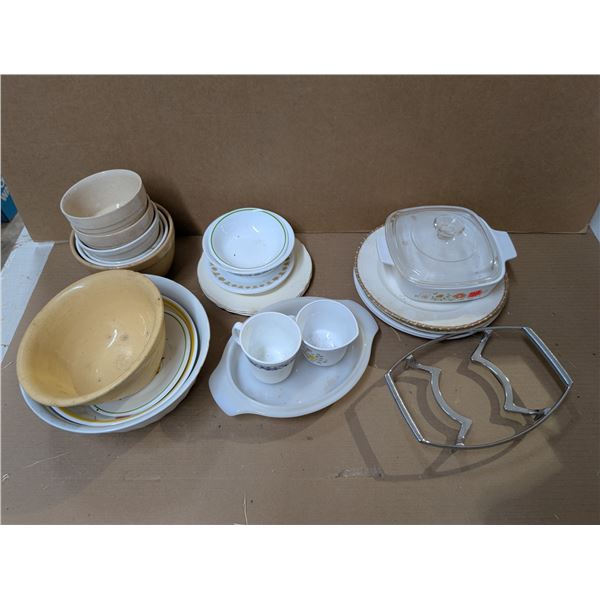 Box full of Vintage Misc. Glass/Dishware