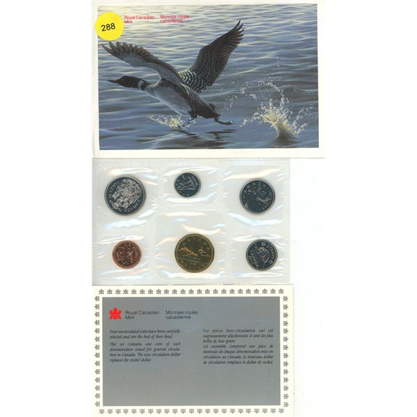 1988 Canadian Proof Coin Set.