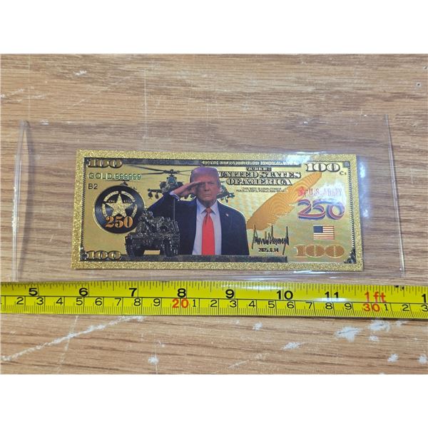 Trump 100 dollar fantasy bill