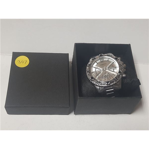 New Geneva Quartz Watch