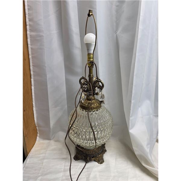 Brass lamp- 29"H