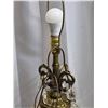 Image 3 : Brass lamp- 29"H