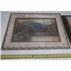 Image 2 : Antique Picture Frame and Painting