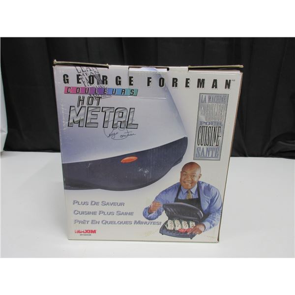 George Foreman Hot Metal Grill. (New Packed In Box)