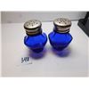 Image 2 : 348.  COBALT BLUE SALT AND PEPPER