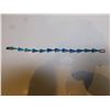 Image 1 : 351.  FIRE OPAL MEXICO 950 SILVER BRACELET 9.19G