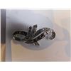 Image 2 : 357.  SIGNED BOUCHER RHINESTONE BAGUETTE BROOCH, SCARCE