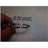 Image 6 : 359.  2 TONE STERLING AND GOLD-PLATED BRACELET