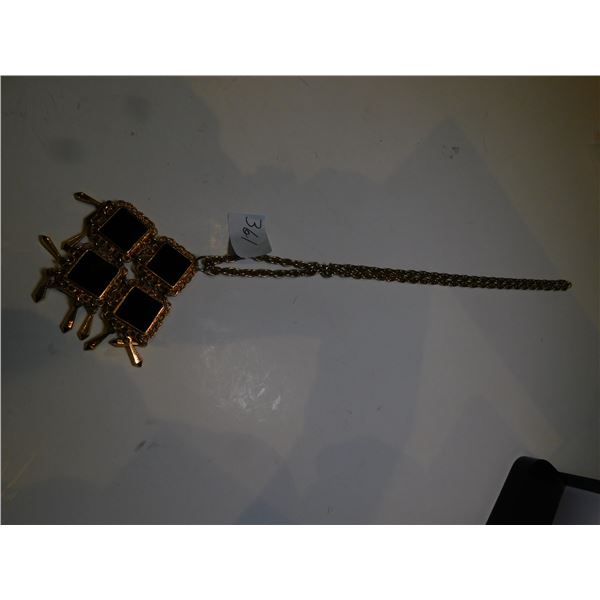 361.  NIGHT AND DAY PENDENT ON CELEBRITY NY CHAIN