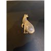 Image 1 : 362.  PARKLANE GOLD AND SILVER TONE CAT BROOCH