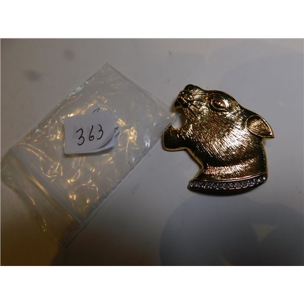 363.  BUTLER COUGAR BROOCH