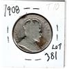 Image 2 : 381.  1908 50 CENT PIECE, EDWARD VII