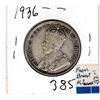 Image 2 : 385.  1936 SCARCE LOW MINTAGE FIFTY CENT PIECE, GRADES FINE