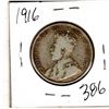 Image 2 : 386.  1916 FIFTY CENT PIECE GEORGE V