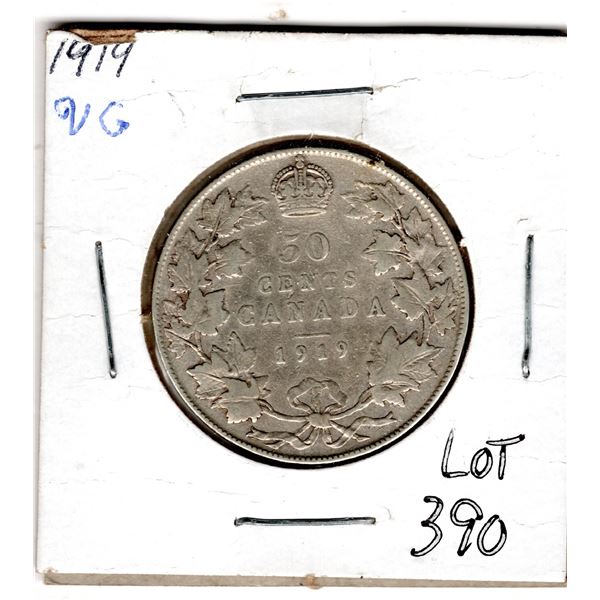 390.  1919 FIFTY CENT PIECE