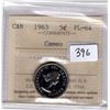 Image 2 : 396.  ICCS 1963 FIVE CENT PL-64 CAMEO