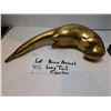 Image 1 : 412.  BRASS ANIMAL, LONG TAIL FIGURINE