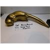 Image 5 : 412.  BRASS ANIMAL, LONG TAIL FIGURINE