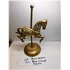 Image 1 : 414.  BRASS CAROUSEL HORSE ORNAMENT